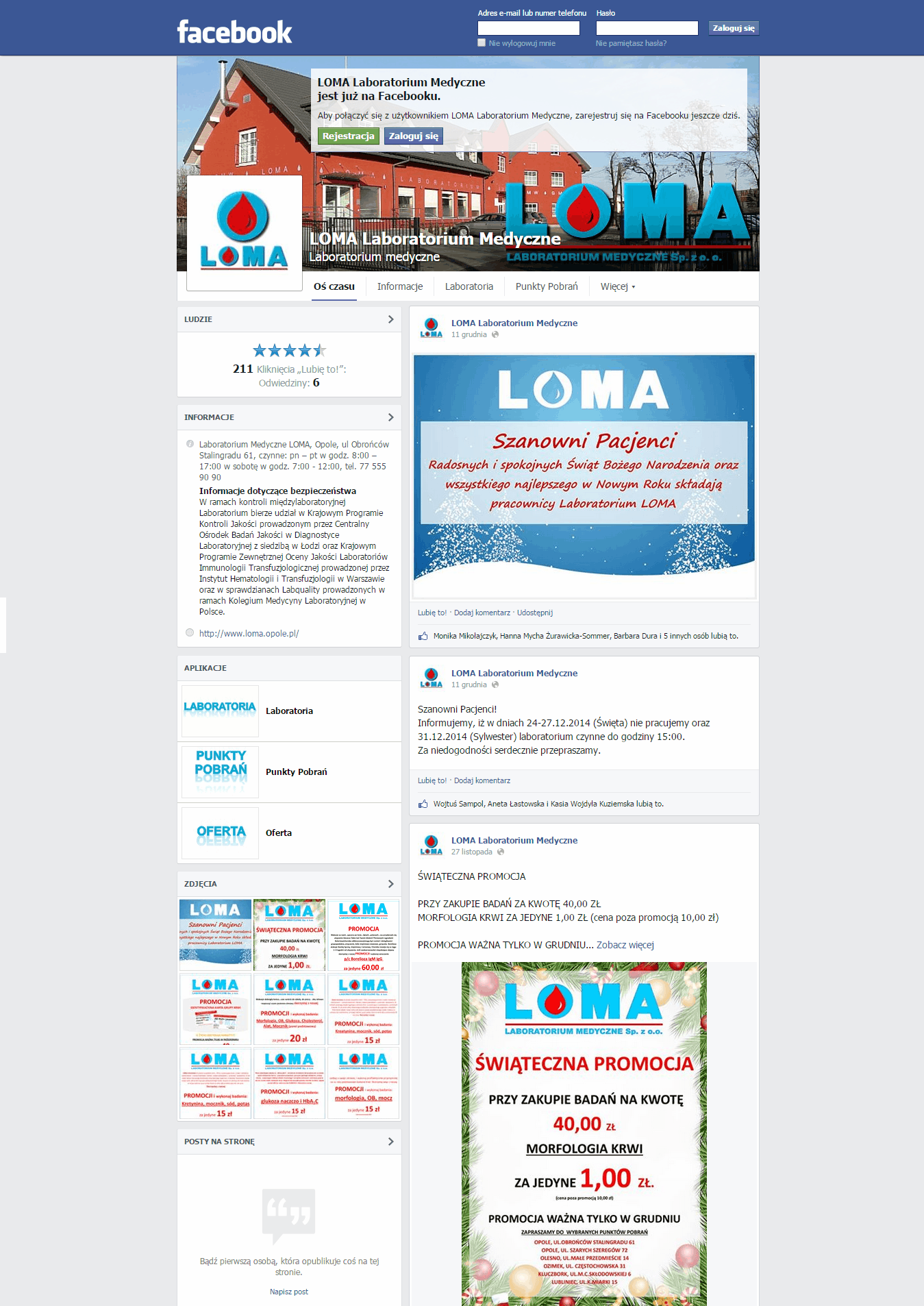 Strona główna fanpage Loma